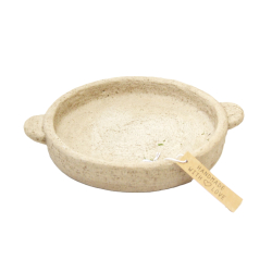 Patera betonowa podstawka 20cm Beżowa